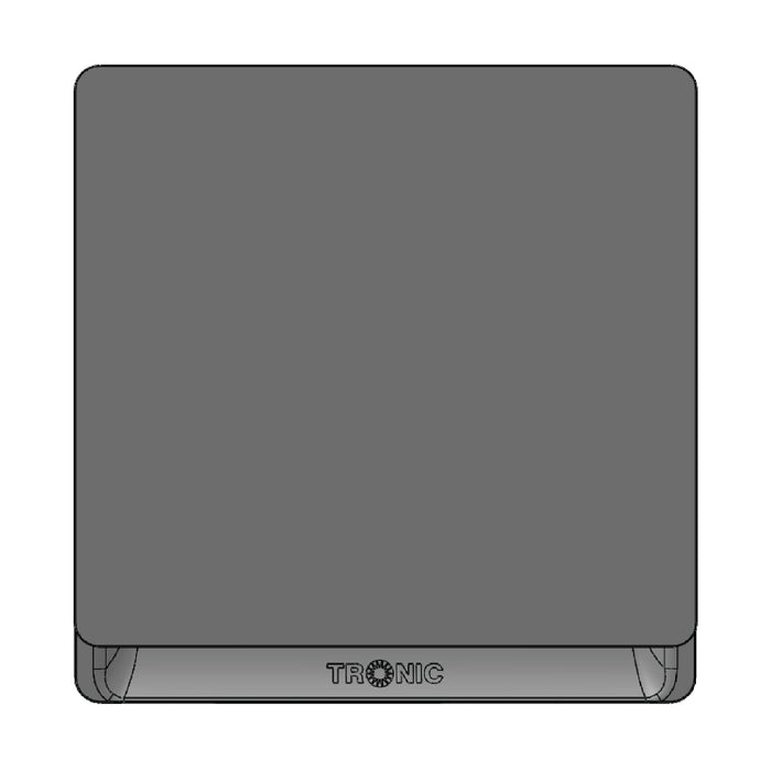 Grey - Single Blanking Plate – Screwless Design