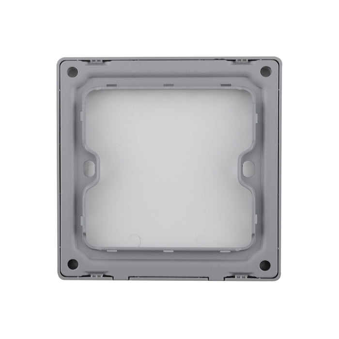 Grey - Single Blanking Plate – Screwless Design