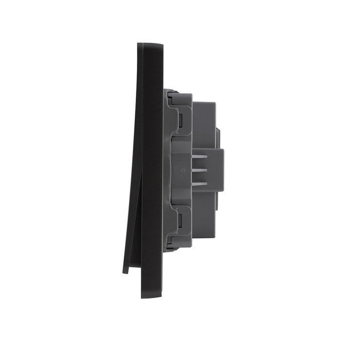 1 Gang 2 Way Switch – Black