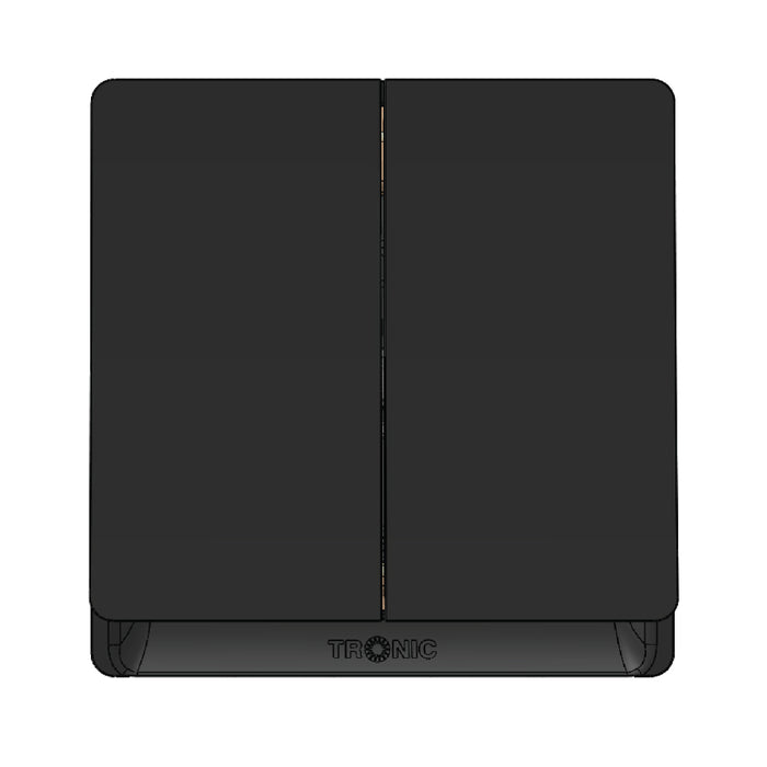 2 Gang 2 Way Switch – Black