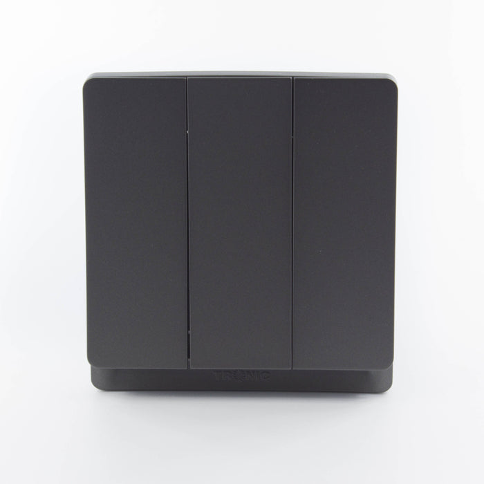 3-Gang 2-Way Switch – Grey