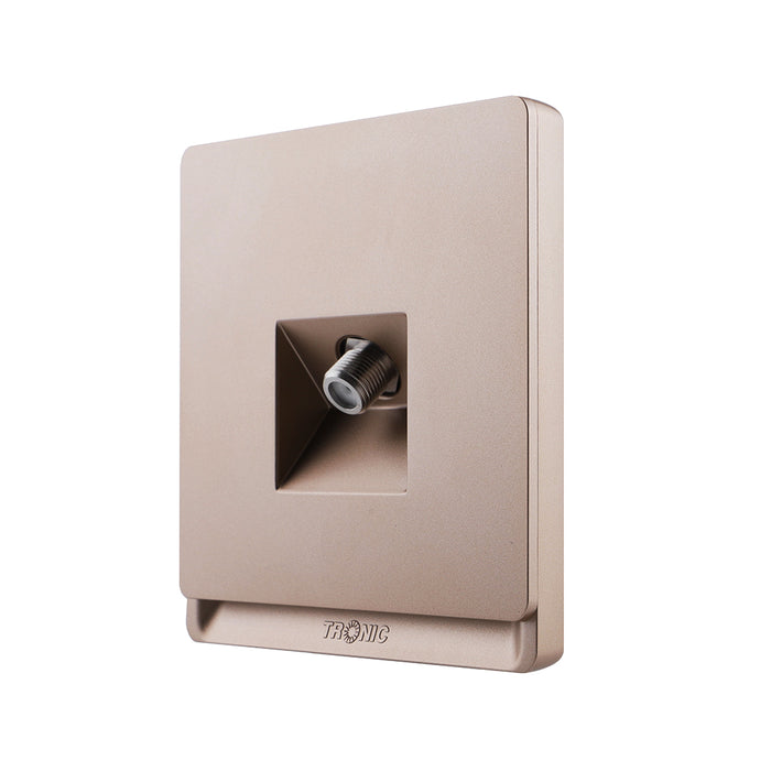 Satellite TV Socket – Gold