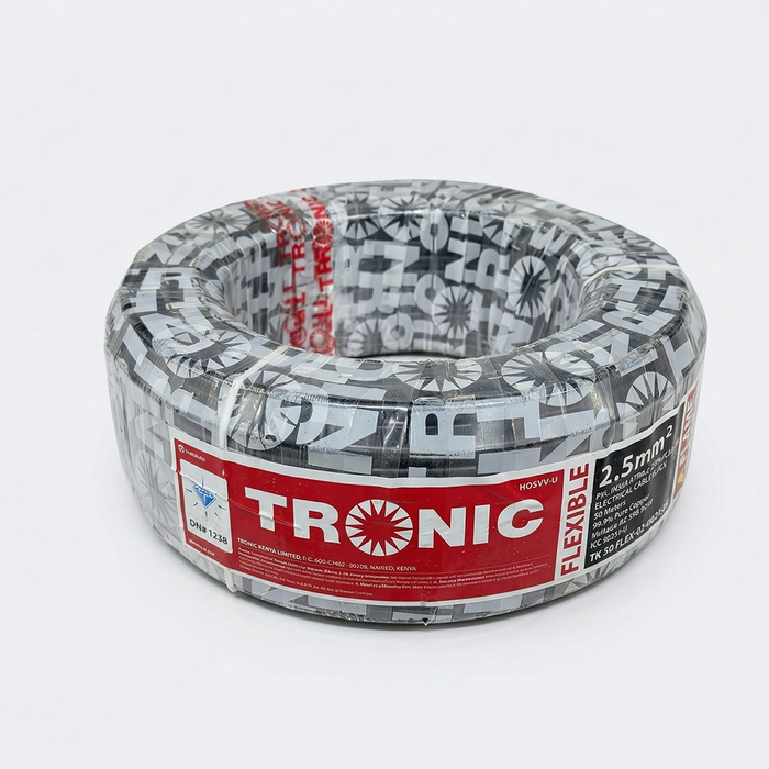 2 Core Flexible Electrical Cable 2.5mm² (50M) Roll