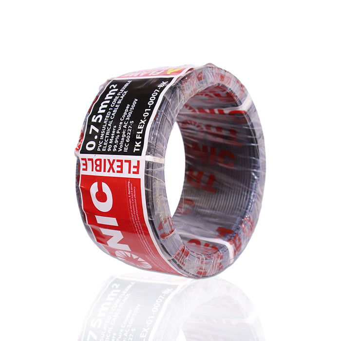 1 Core Flexible Electrical Cable 0.75mm² (90M) Roll