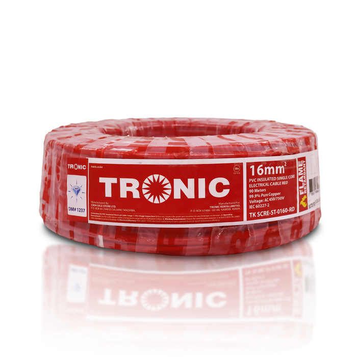 Single Core Cable Stranded 16.0mm - Red