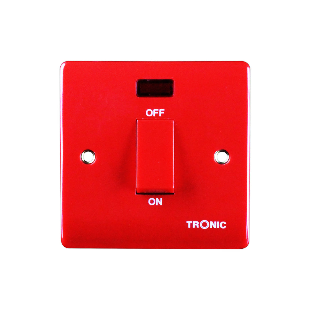 Red Cooker Switch – 45A with Neon Indicator – Tronic Kenya