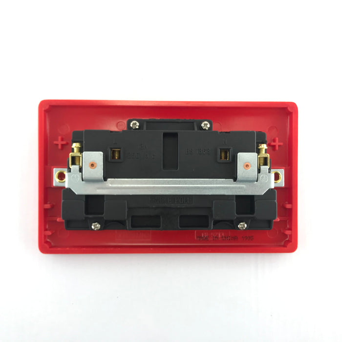 Twin Red Standard Socket