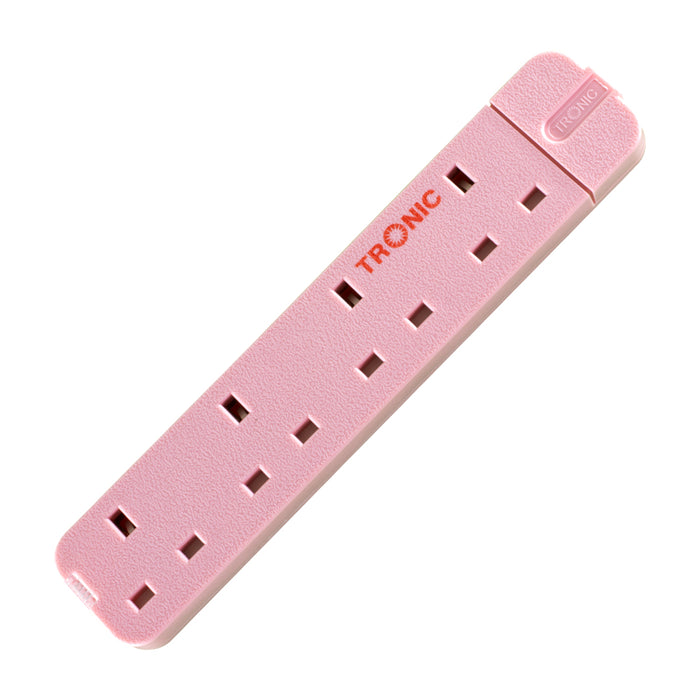 4 Way Extension Socket  – Pink