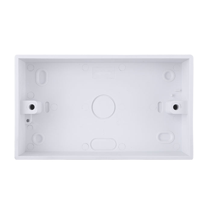 PVC Cavity Box – 2 Gang, 29mm Deep