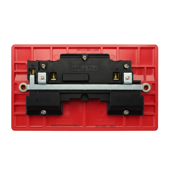 Slim Twin Socket Red