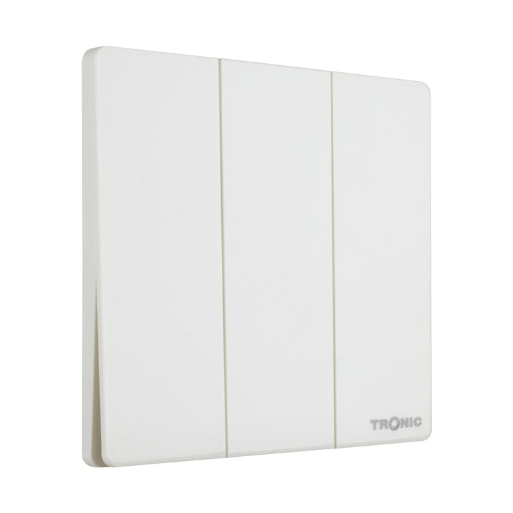 Glossy White - 3 Gang 2 Way Switch