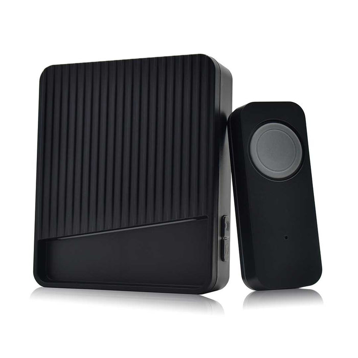 Wireless Doorbell – Black, 40 Tones