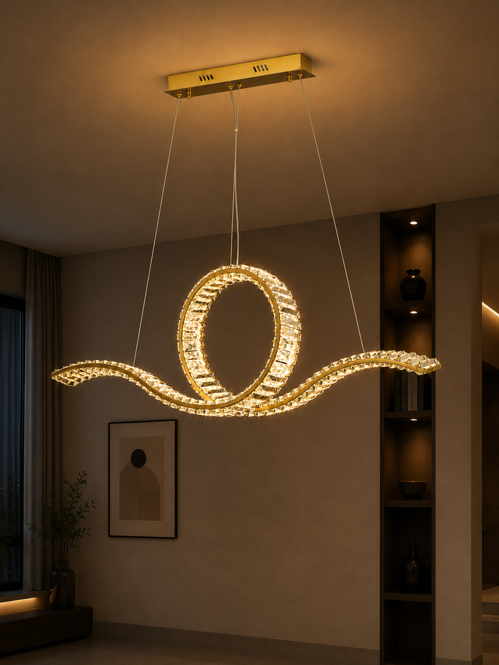Infinity Crystal LED Chandelier