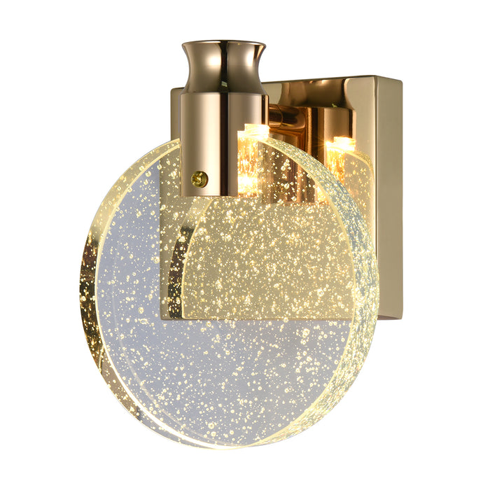 Tronic Gold & Clear LED Wall Light