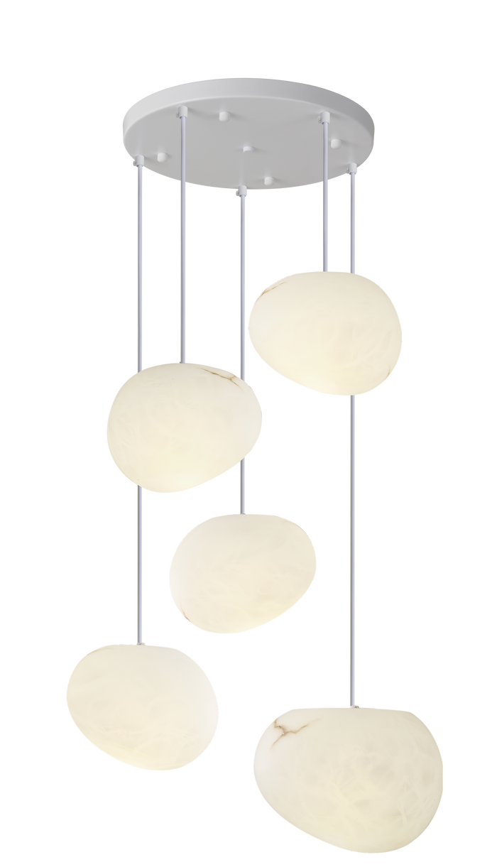 Modern Elegant Tronic 5-Light Pendant Lamp
