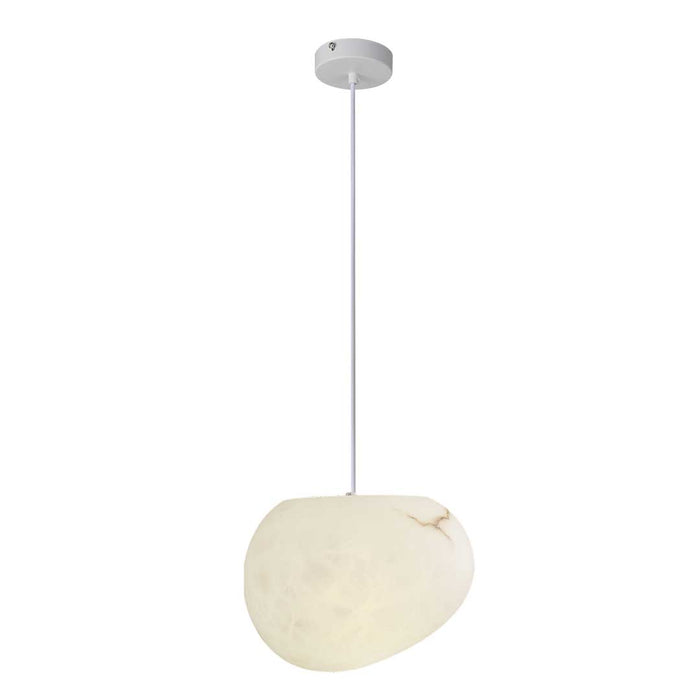 Textured White Pendant Lamp
