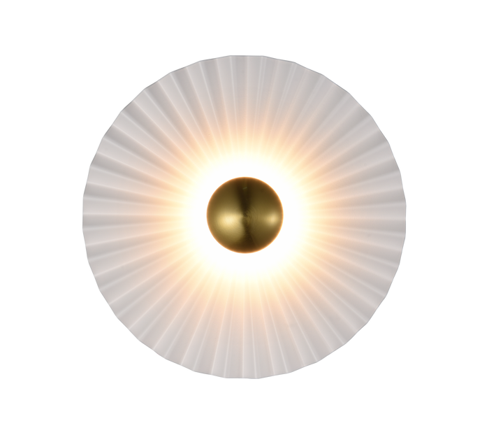 Tronic 7W LED Wall Light white & Gold