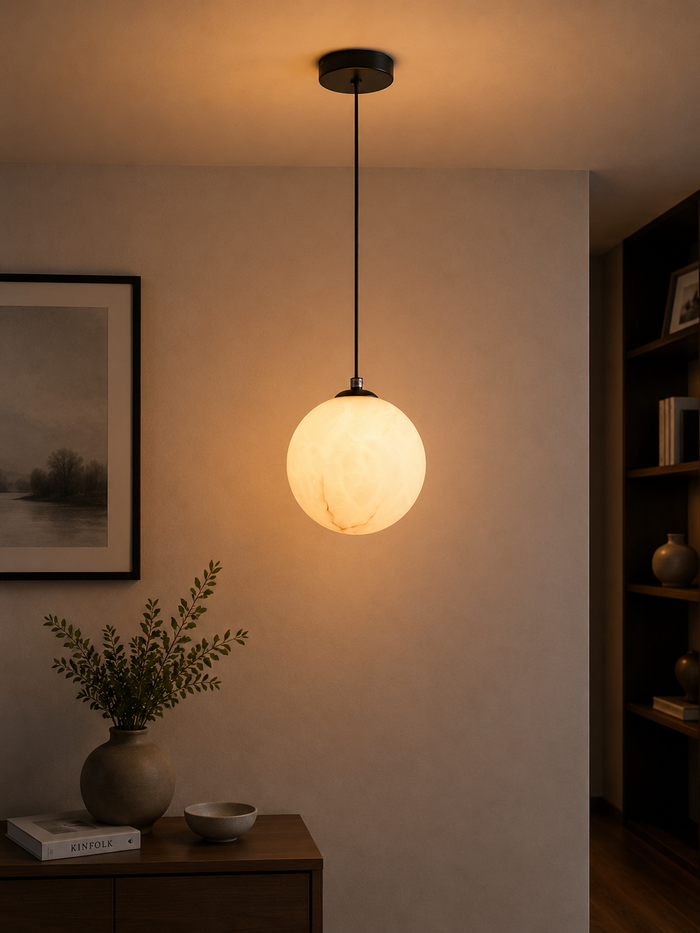 Mini Globe Pendant Light – Textured