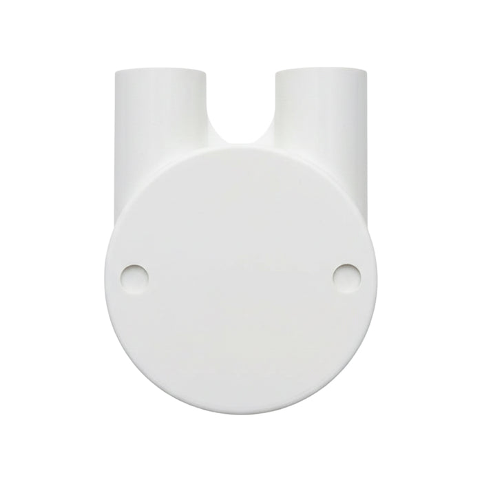 Junction Box 20mm Uway – White
