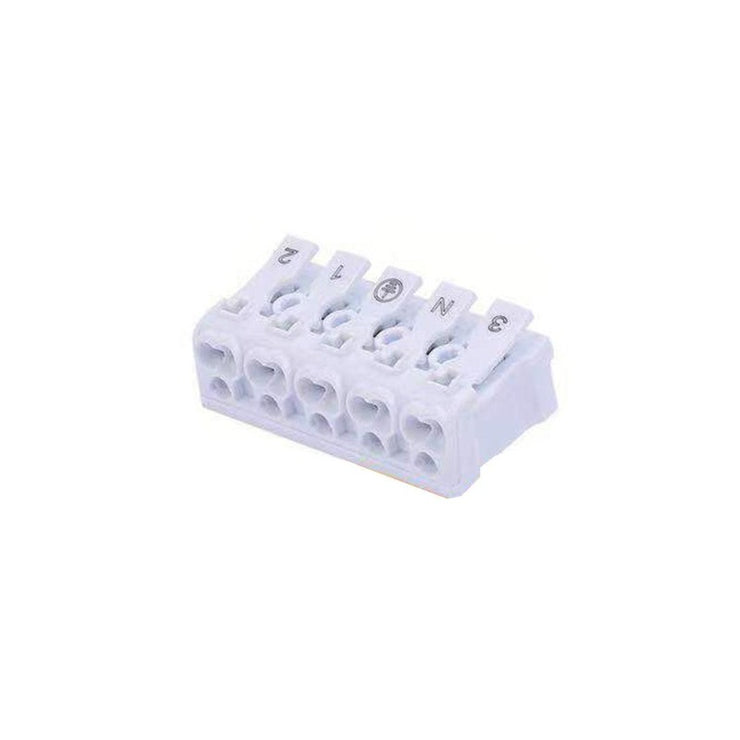 Connector with Button (L+N+E+1+2) 16Amps 5 Way Wire - Tronic Kenya 