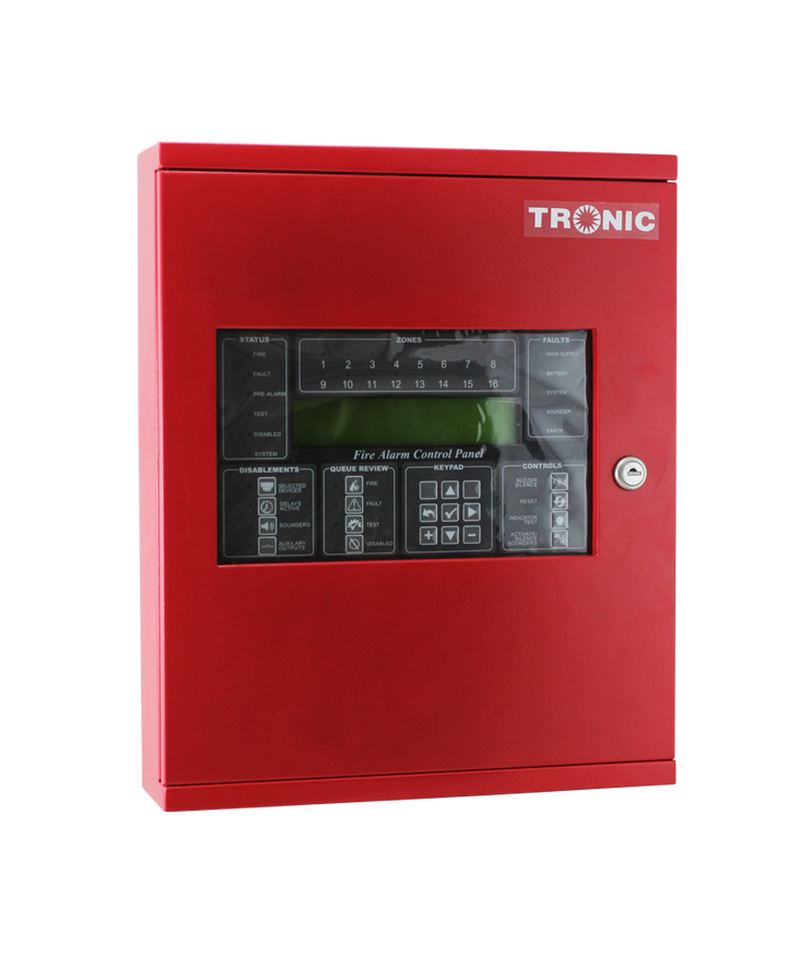 Control Panel Fire Alarm 2 Zone Metal Adressable