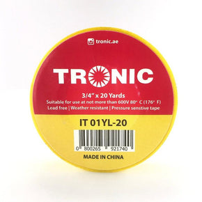 Insulation Tape 20 Yard - Yellow - Tronic Kenya 