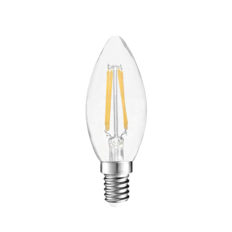 Candle Filament LED 4 Watts Warm White E14 (Small Screw) Bulb - Tronic Kenya 