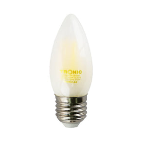 Frosted Candle LED 4 Watts E27 (Screw) Bulb - Tronic Kenya 