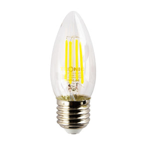 4 Watts LED Filament Candle Bulb E27 (Screw) - Tronic Kenya 