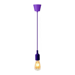 Hanging E27(Screw) Pendant Holder - Purple - Tronic Kenya 