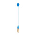 Hanging E27(Screw) Pendant Holder - Sky Blue - Tronic Kenya 