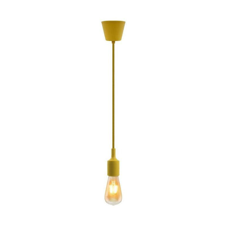 Hanging E27(Screw) Pendant Holder - Yellow - Tronic Kenya 