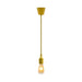 Hanging E27(Screw) Pendant Holder - Yellow - Tronic Kenya 