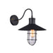Black Vintage Wall Light with Black Wire Cage - Tronic Kenya 