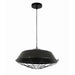 Black Shade with Wire Mesh Pendant Light - Tronic Kenya 