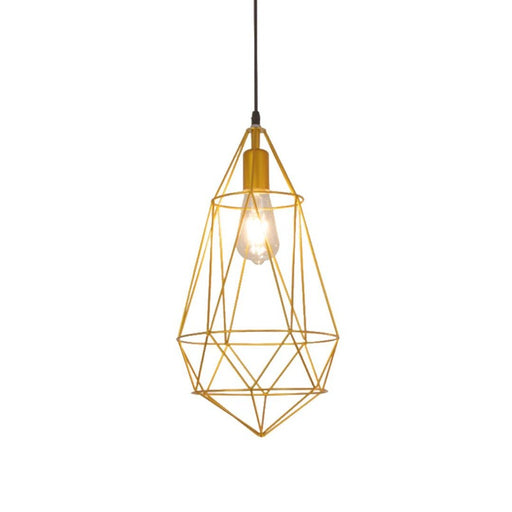 Gold Diamond Cage Pendant Lamp - Tronic Kenya 