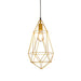 Gold Diamond Cage Pendant Lamp - Tronic Kenya 
