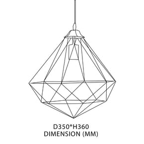 Diamond Cage Pendant Lamp - Tronic Kenya 