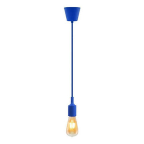 Hanging E27(Screw) Pendant Holder - Blue - Tronic Kenya 