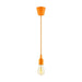 Hanging E27(Screw) Pendant Holder - Orange - Tronic Kenya 
