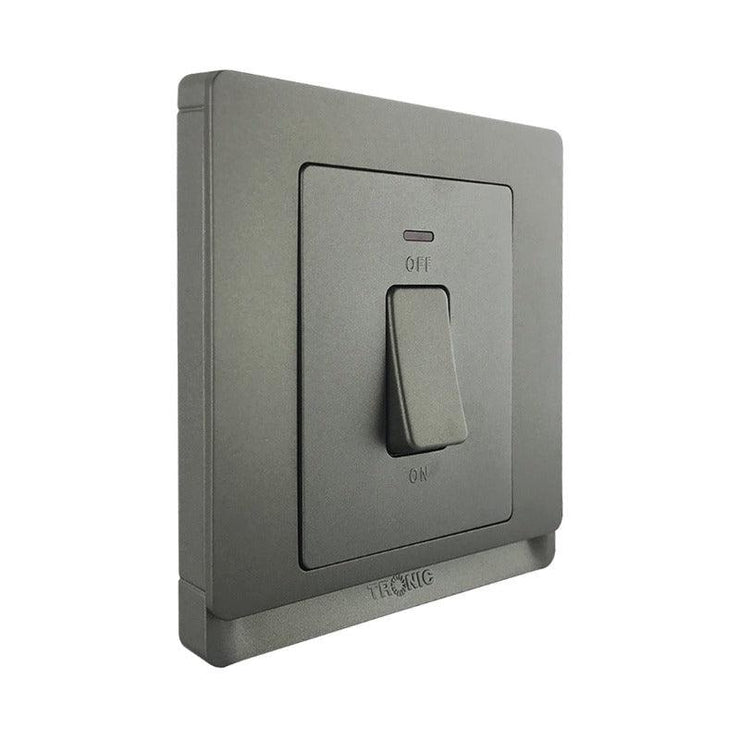 Grey Double Pole Switch Tronic Kenya