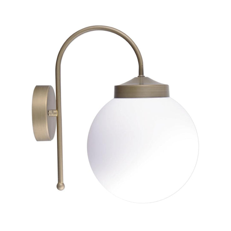 P Shape Gold Globe Wall Light - Tronic Kenya 