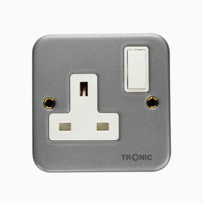 Single Metal Clad Socket 13Amps - Tronic Kenya 