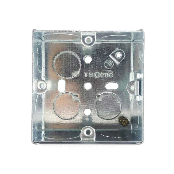 Single Galvanised Iron Switch Box - Tronic Kenya 