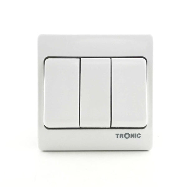 Tronic 3 Gang 2 Way Big Button Switch - Tronic Kenya 