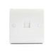 1 Gang Telephone Socket White