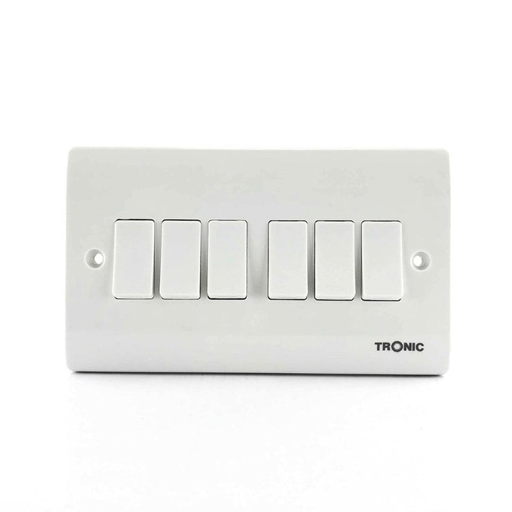 Tronic 6 Gang 2 Way Switch Standard - Tronic Kenya 