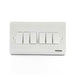 Tronic 6 Gang 2 Way Switch Standard - Tronic Kenya 