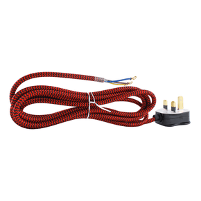 Cotton Electric Wire with BS Power Plug