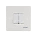 Slim 2 Gang 1 Way Switch - Tronic Kenya 